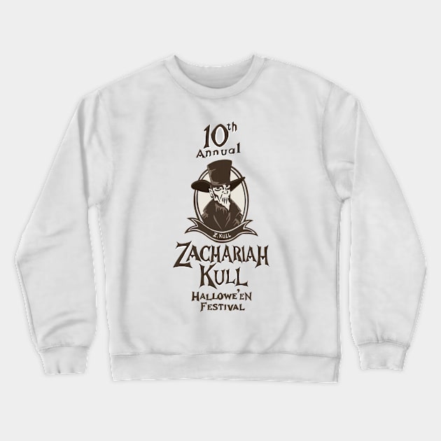 Zachariah Kull Halloween Festival Crewneck Sweatshirt by PlanetWeirdPod